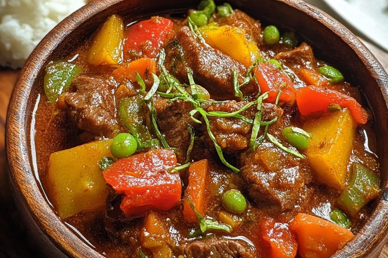 Filipino Beef Caldereta
