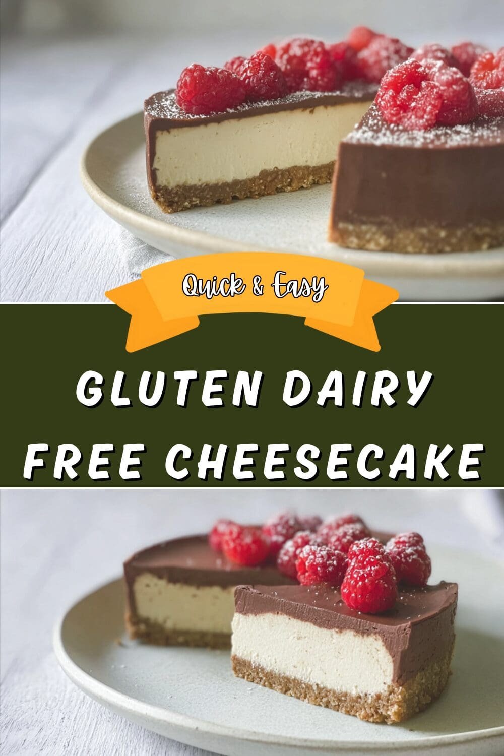 Gluten Dairy Free Cheesecake