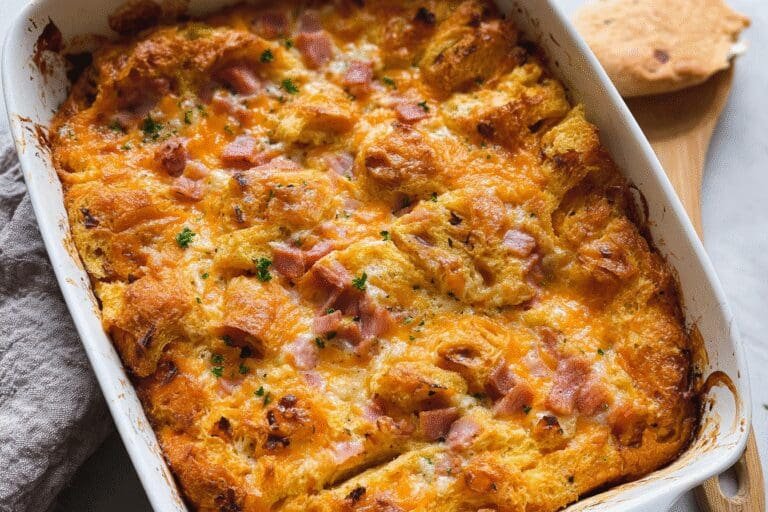 Ham And Cheese Croissant Casserole 50.Png
