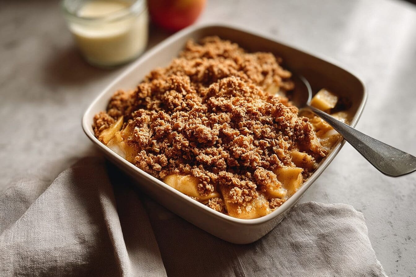 Healthy Apple Oat Crumble