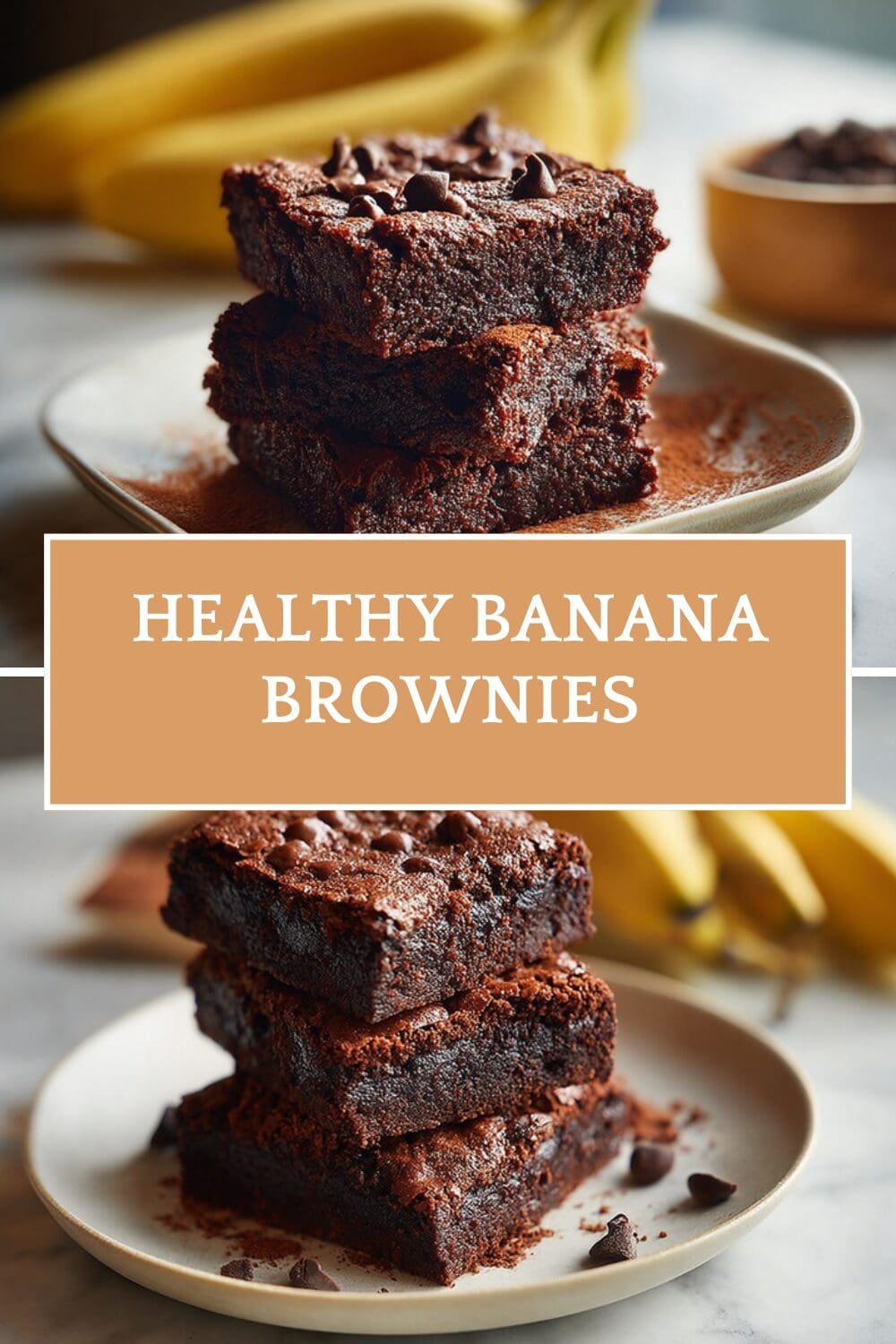 Healthy Banana Brownies