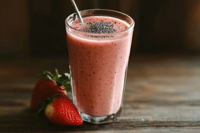 Healthy Strawberry Smoothie 55.Png