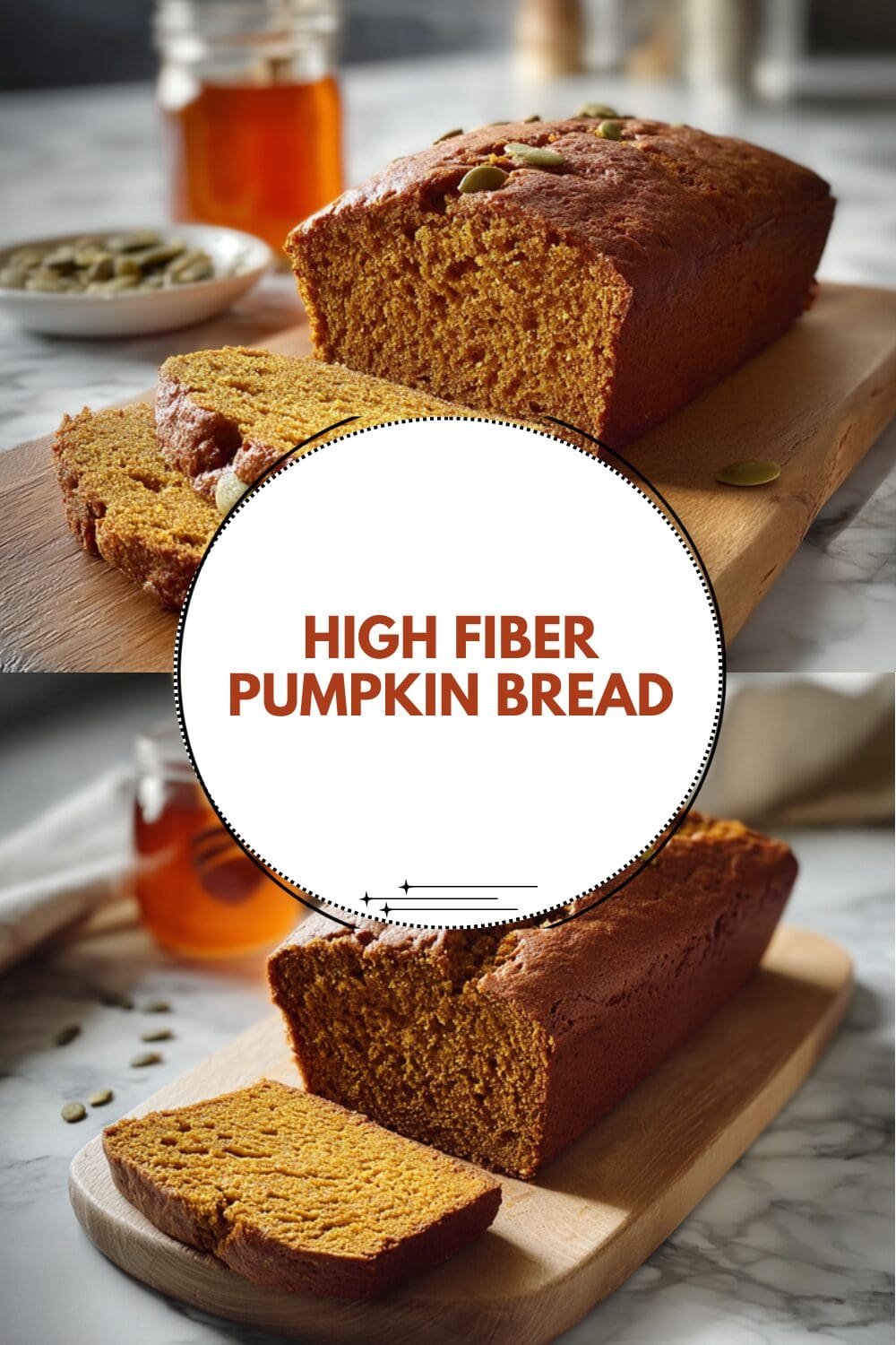 High Fiber Pumpkin Bread