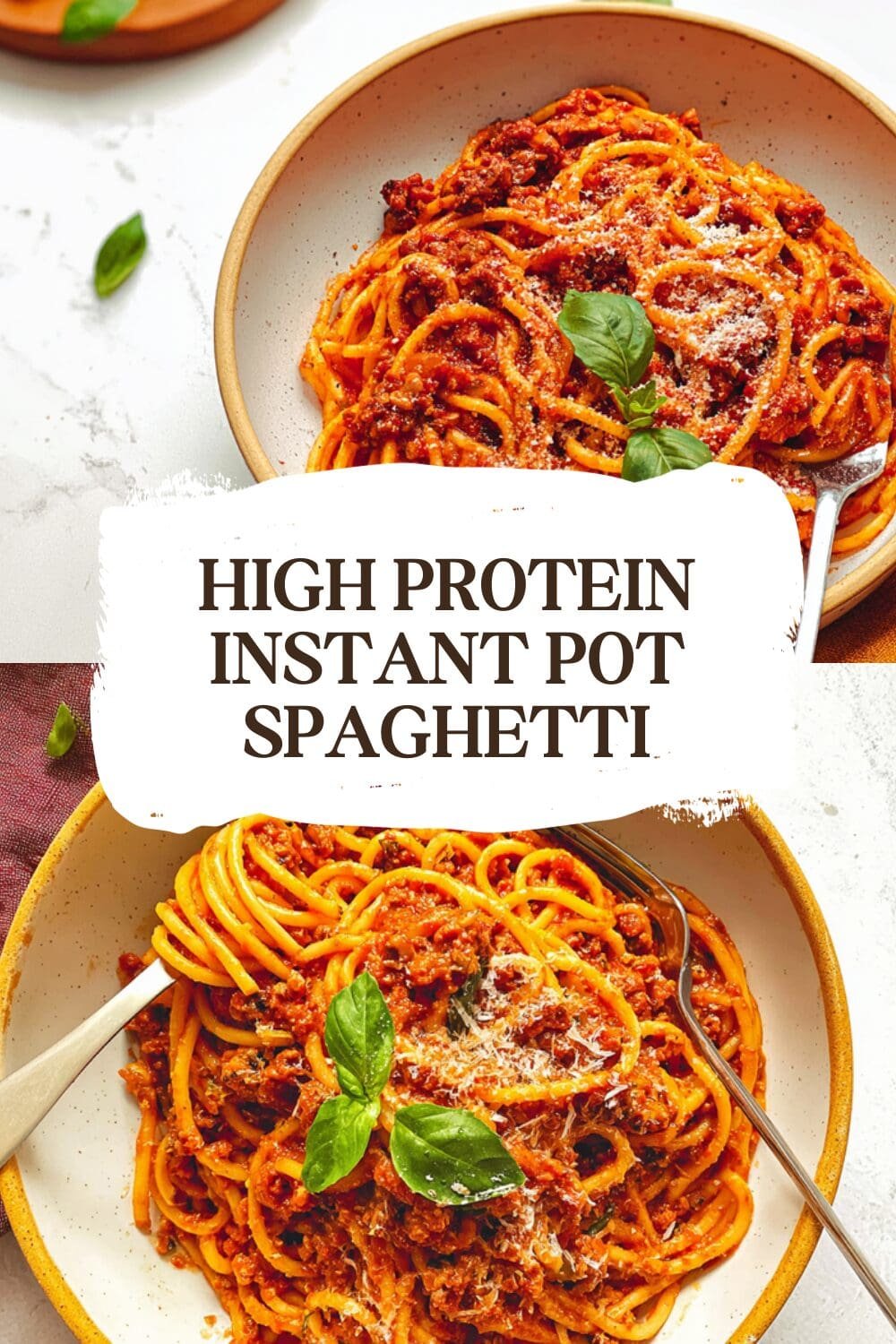 High Protein Instant Pot Spaghetti