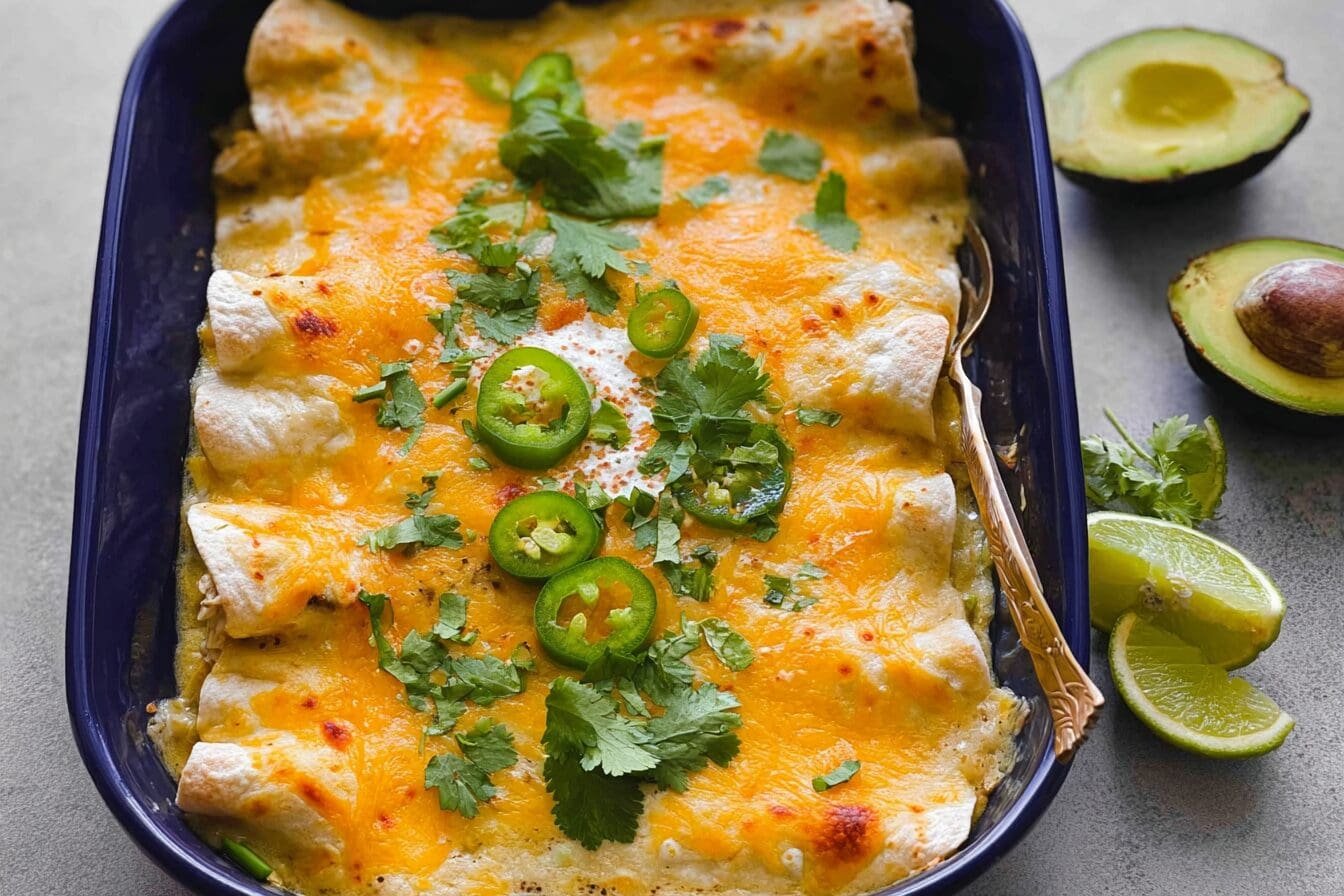 Honey Lime Chicken Enchiladas