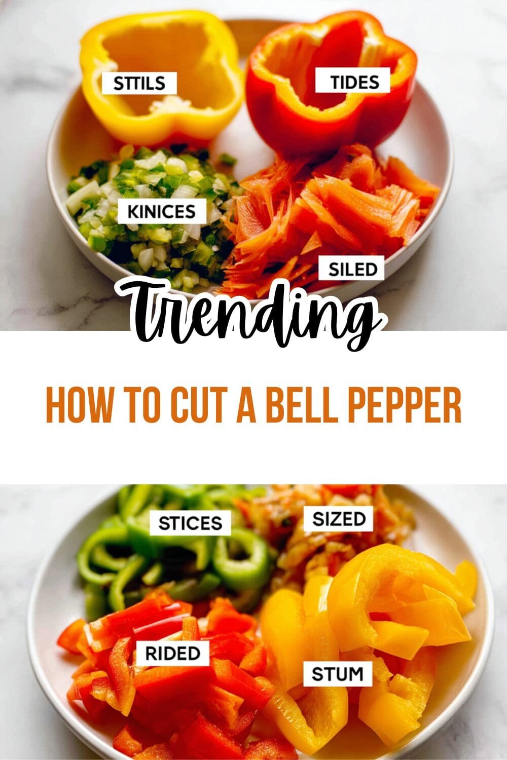 How To Cut A Bell Pepper