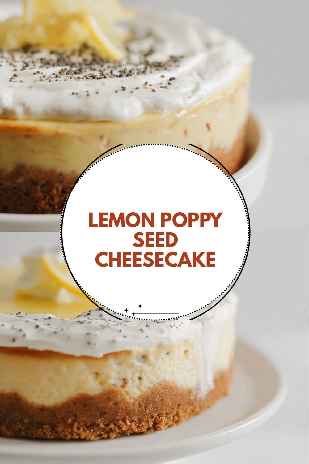 Lemon Poppy Seed Cheesecake