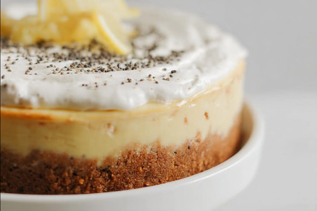 Lemon Poppy Seed Cheesecake