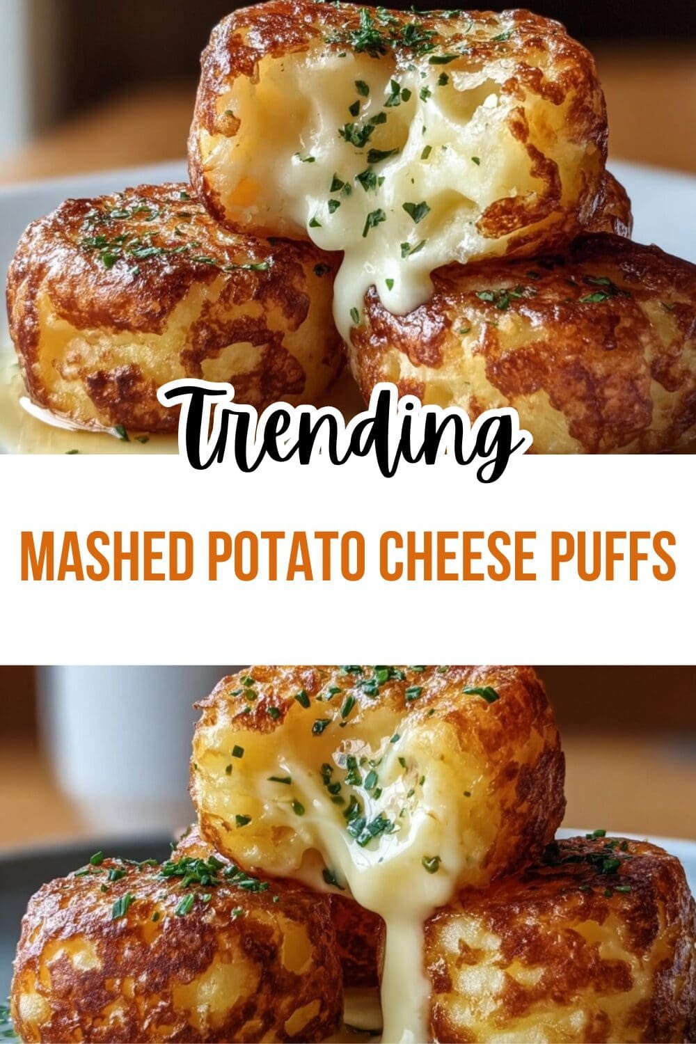 Mashed Potato Cheese Puffs