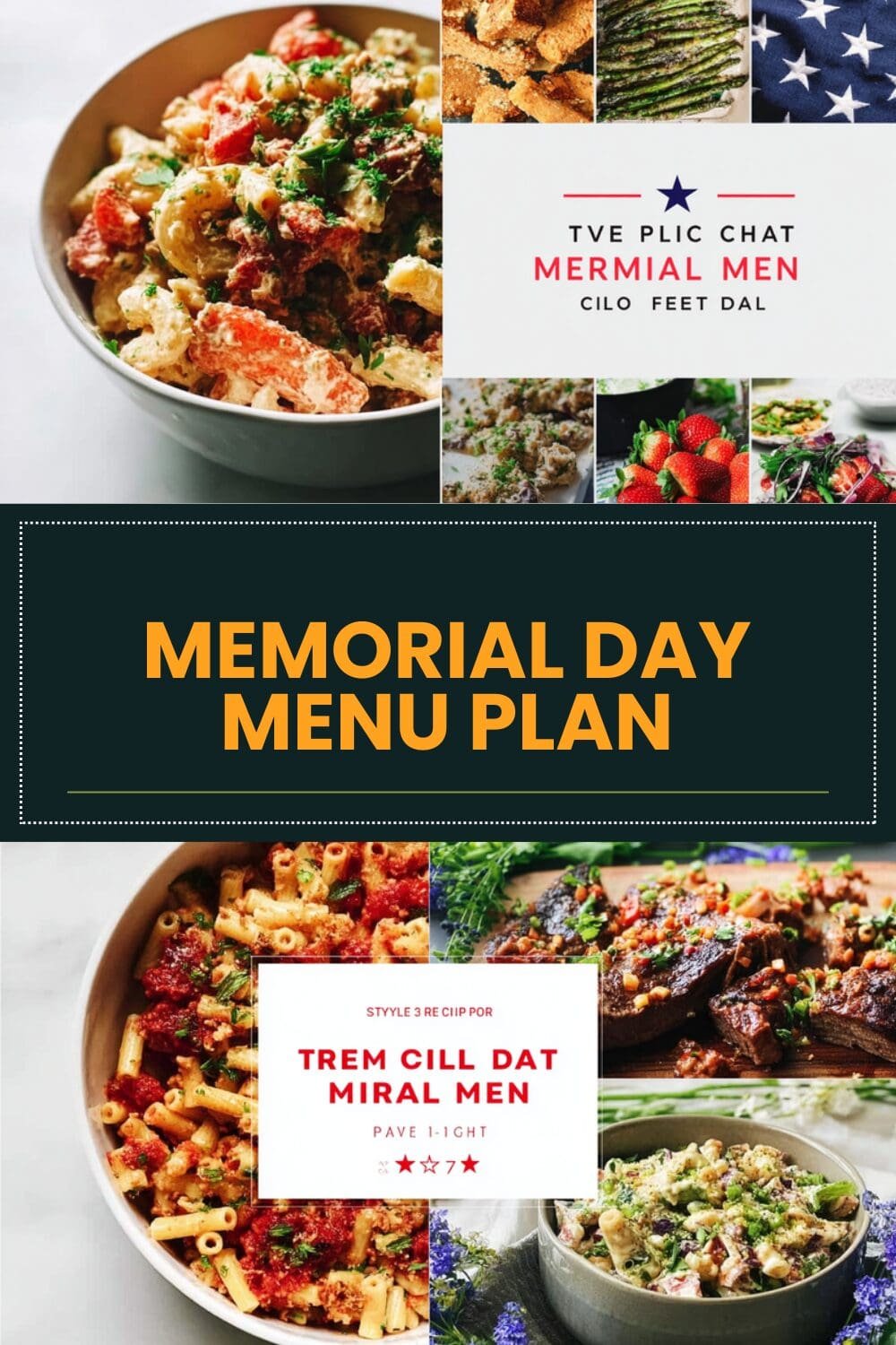 Memorial Day Menu Plan