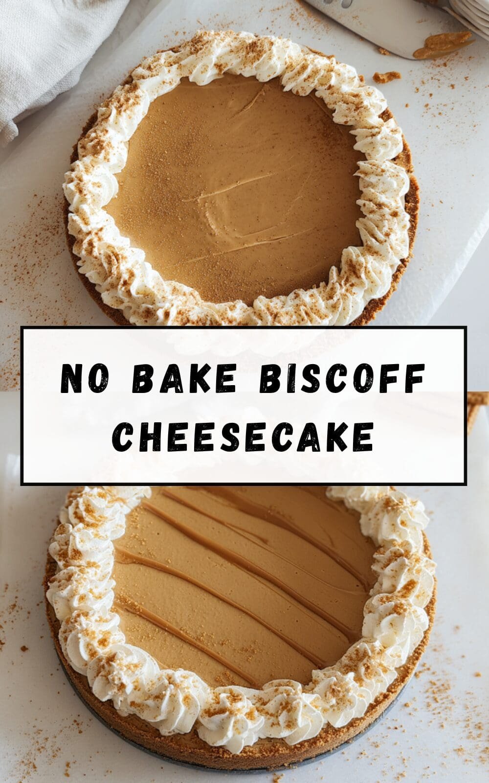 No Bake Biscoff Cheesecake: Easy Cookie Butter Dessert 7 No Bake Biscoff Cheesecake