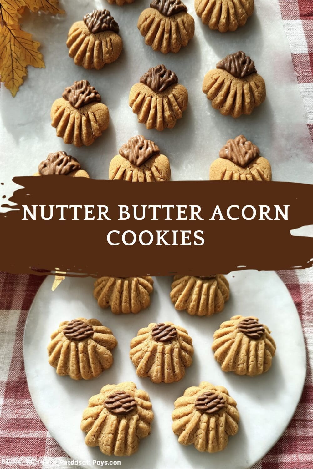 Nutter Butter Acorn Cookies