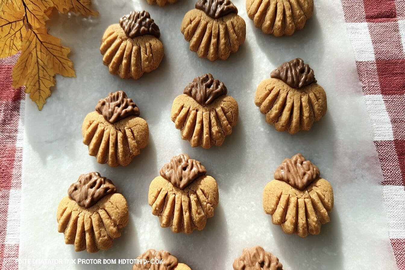 Nutter Butter Acorn Cookies