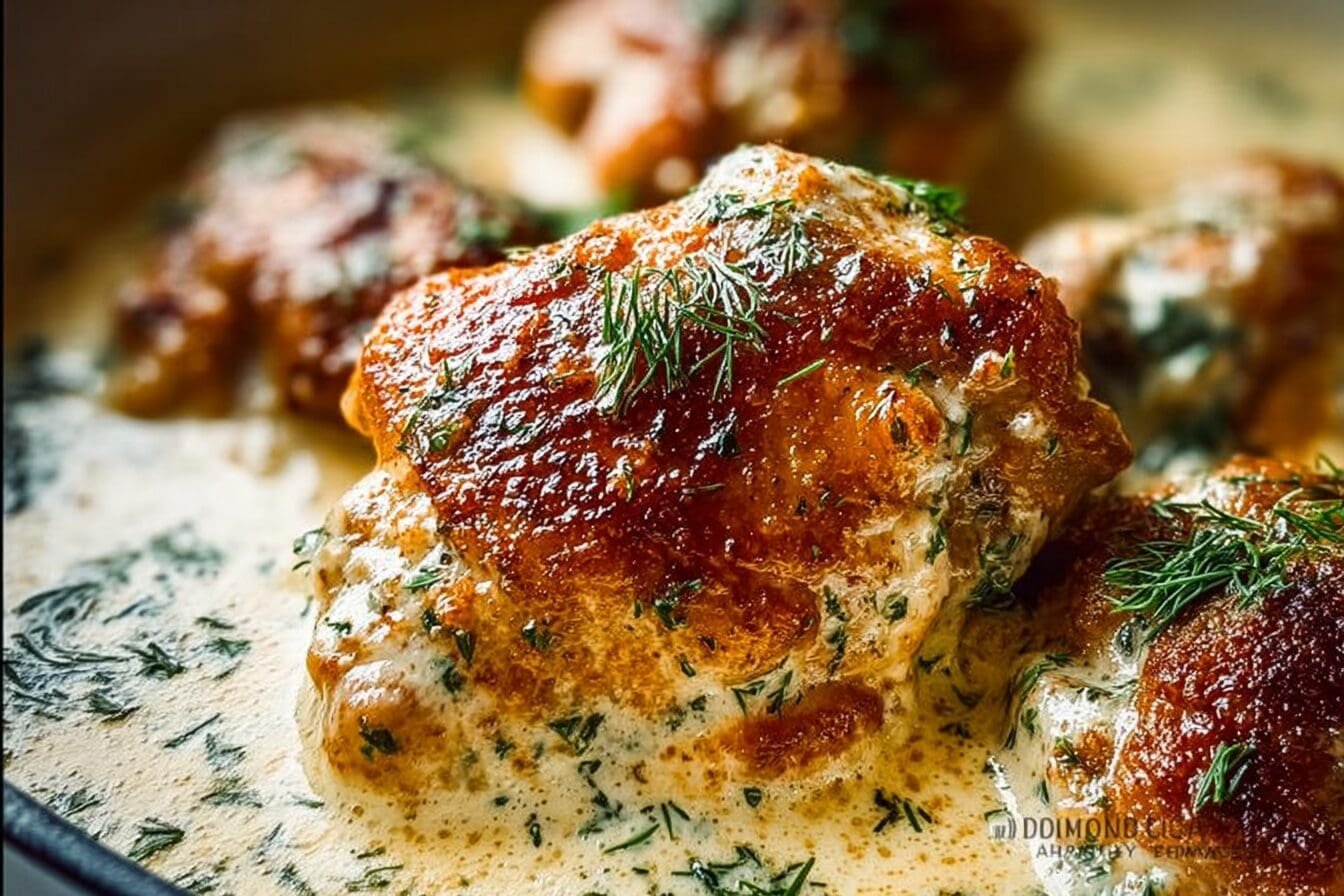 Oven Baked Chicken Thighs