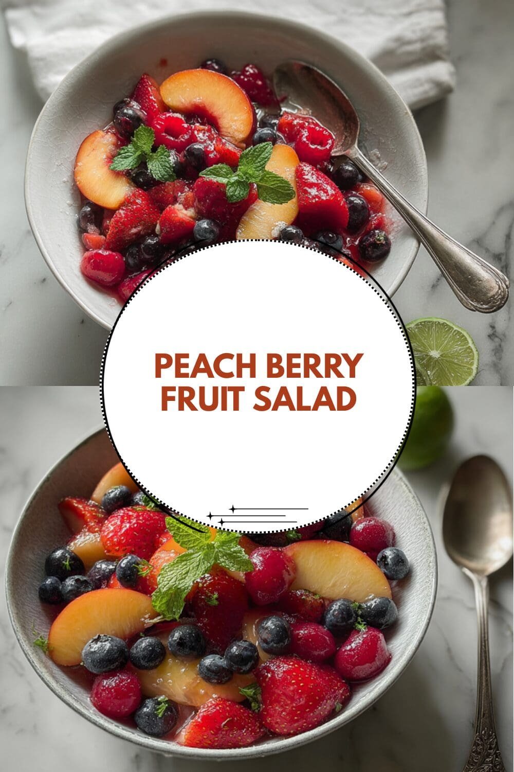 Peach Berry Fruit Salad