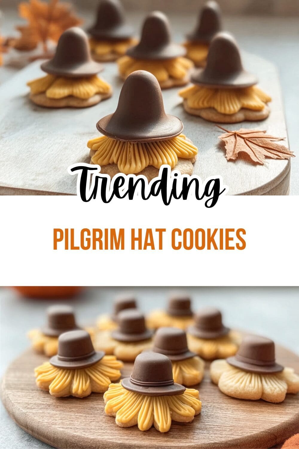 Pilgrim Hat Cookies