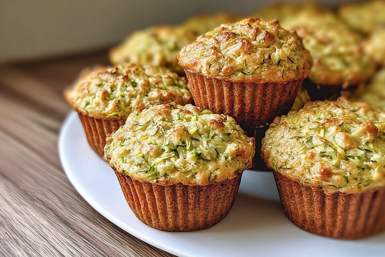 Protein Zucchini Muffins: Easy Healthy Breakfast Recipe 6 Protein Zucchini Muffins