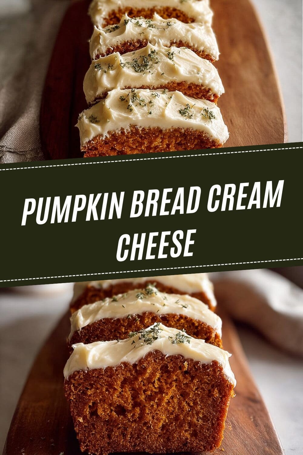 Pumpkin Bread Cream Cheese
