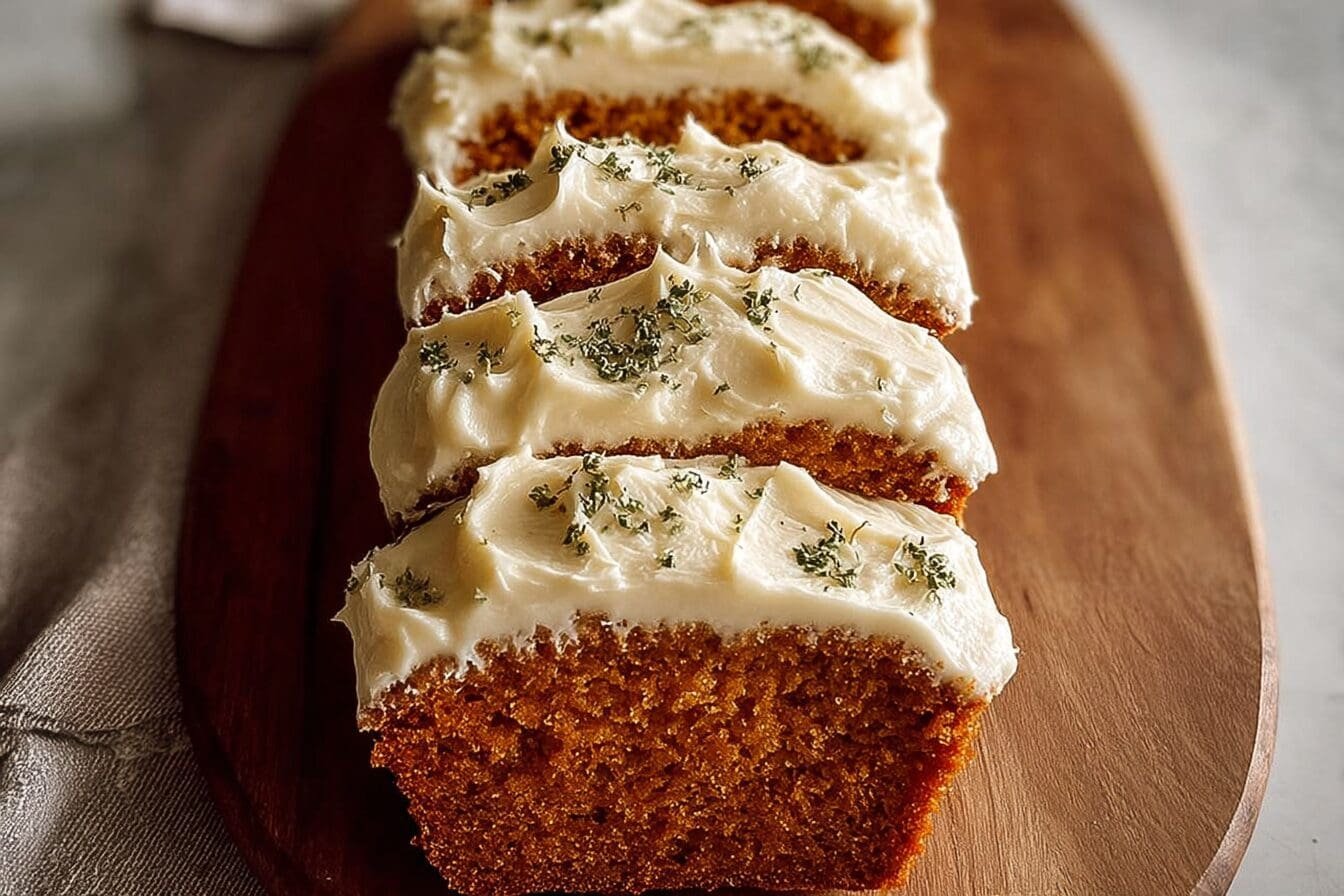 Pumpkin Bread Cream Cheese