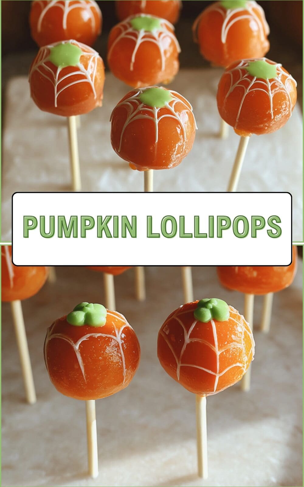Pumpkin Lollipops