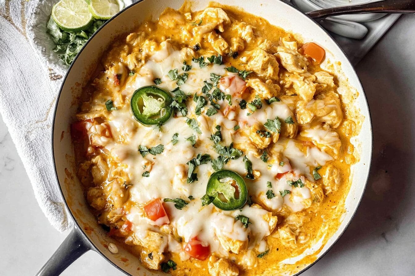 Queso Chicken Skillet