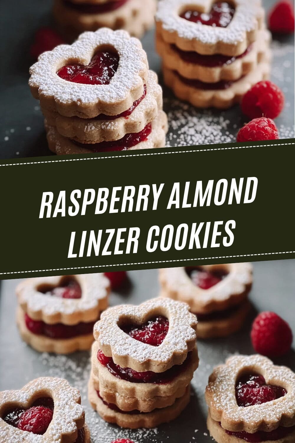 Raspberry Almond Linzer Cookies With Homemade Jam Filling 7 Raspberry Almond Linzer Cookies