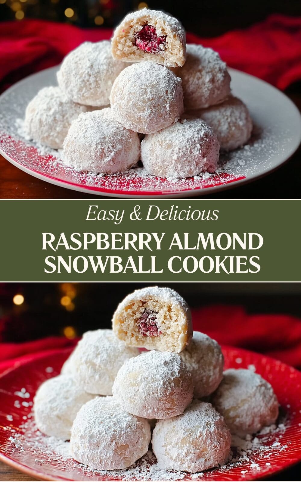 Almond Snowball Cookies Easy Filled Recipe Guide 7 Raspberry Almond Snowball Cookies