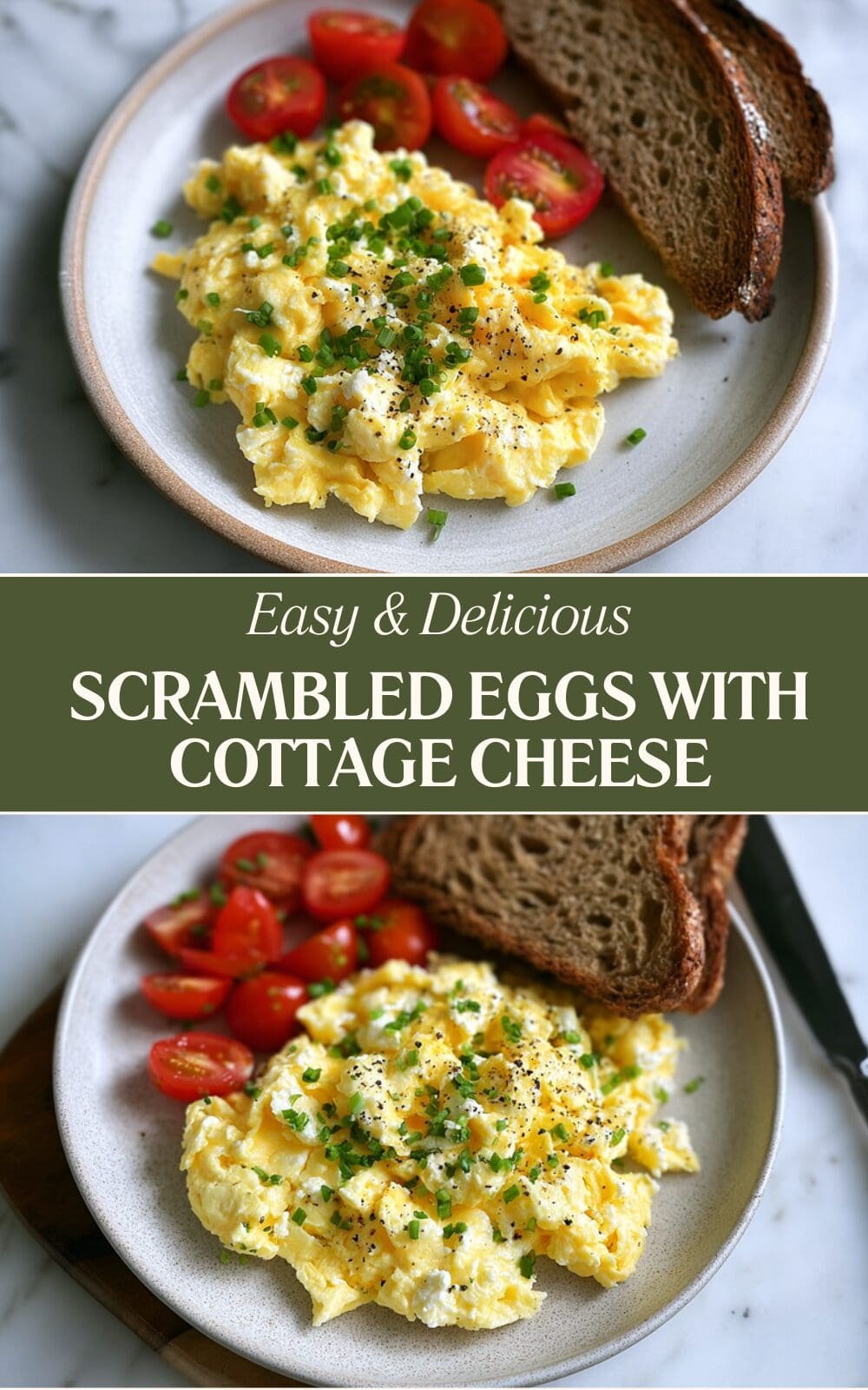 Scrambled Eggs With Cottage Cheese