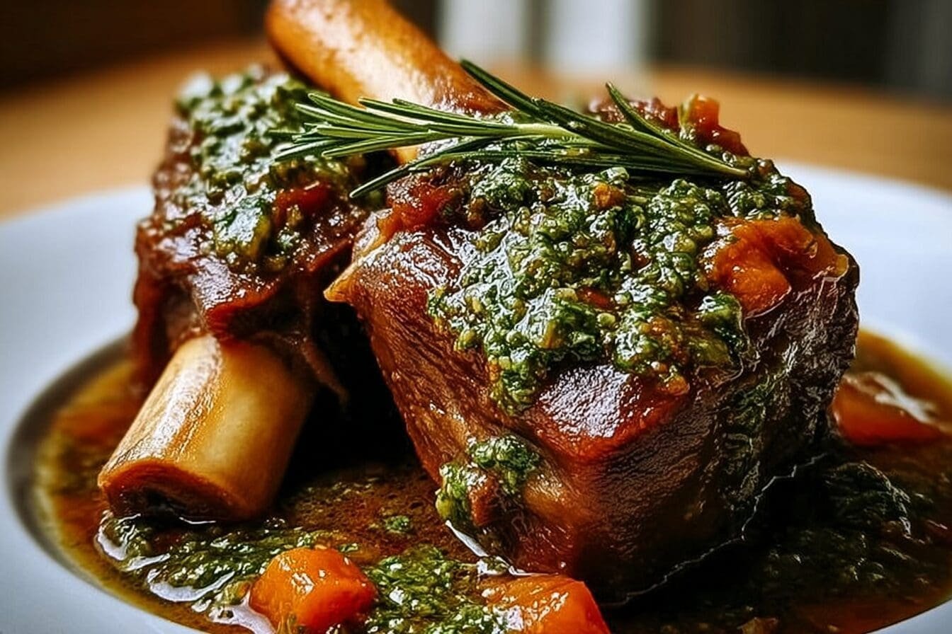 Slow Cooked Lamb Shanks