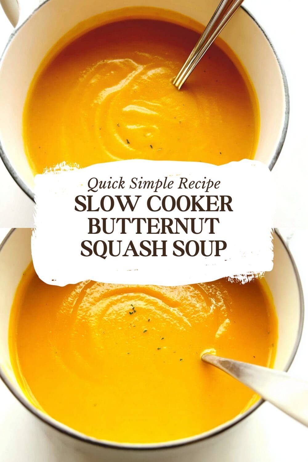 Slow Cooker Butternut Squash Soup
