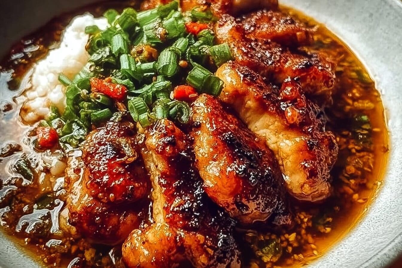 Soy Chicken Garlic Ginger