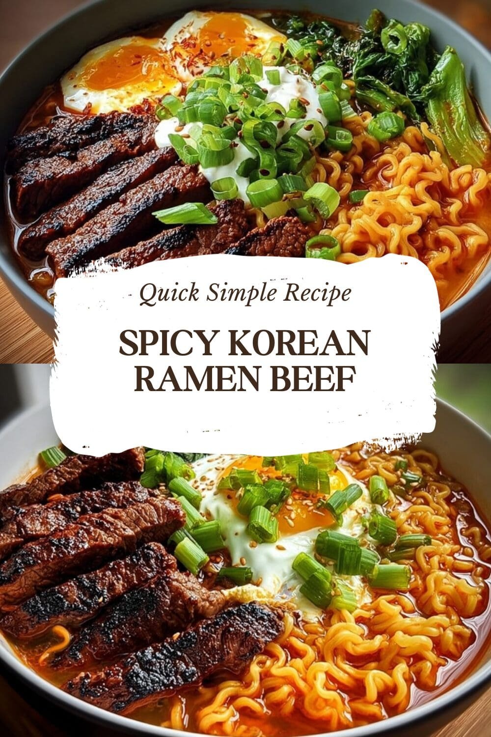 Spicy Korean Ramen Beef