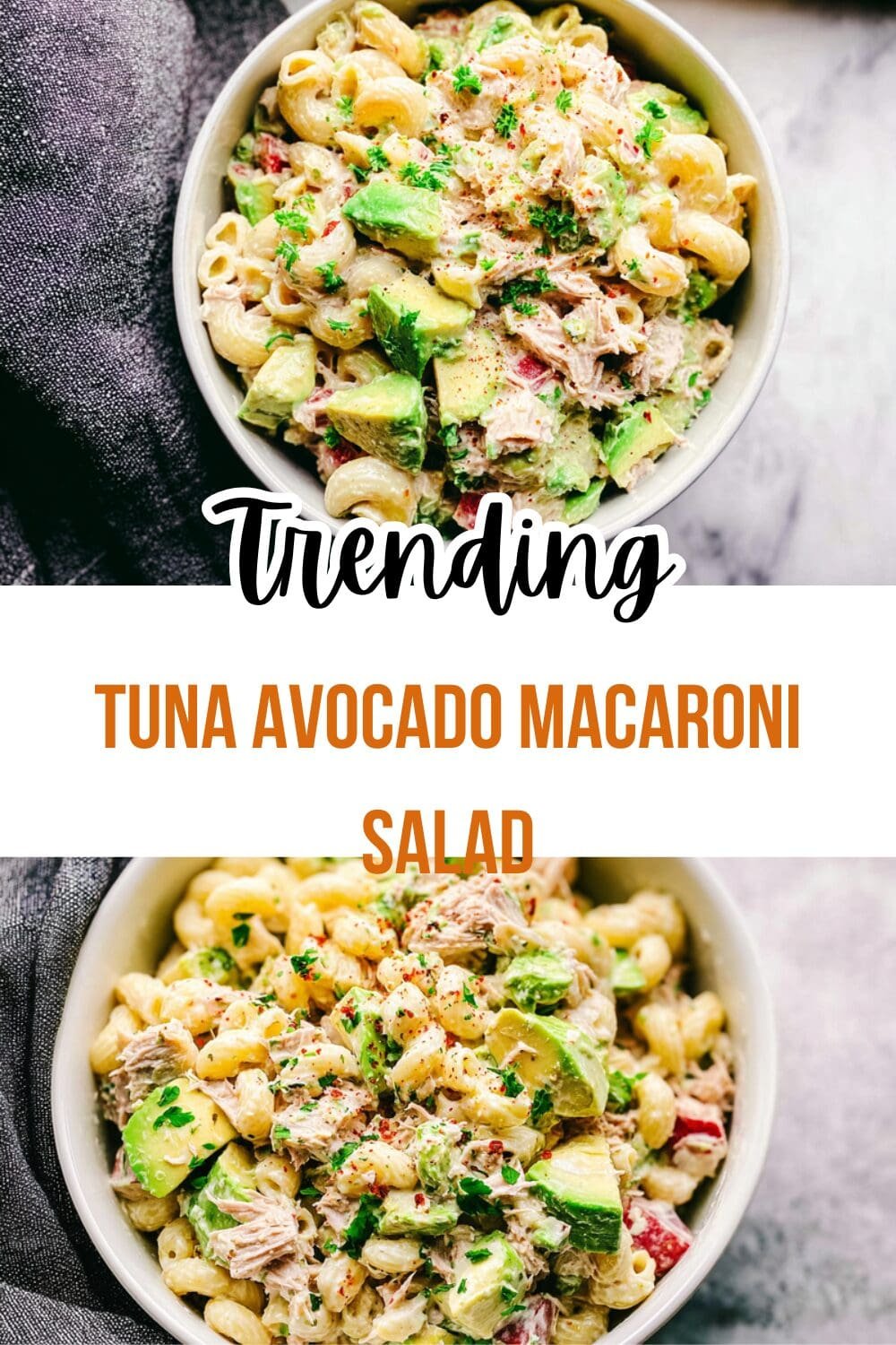 Tuna Avocado Macaroni Salad