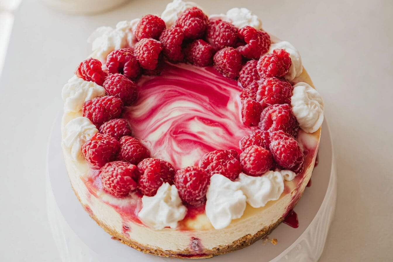White Chocolate Raspberry Cheesecake Recipe