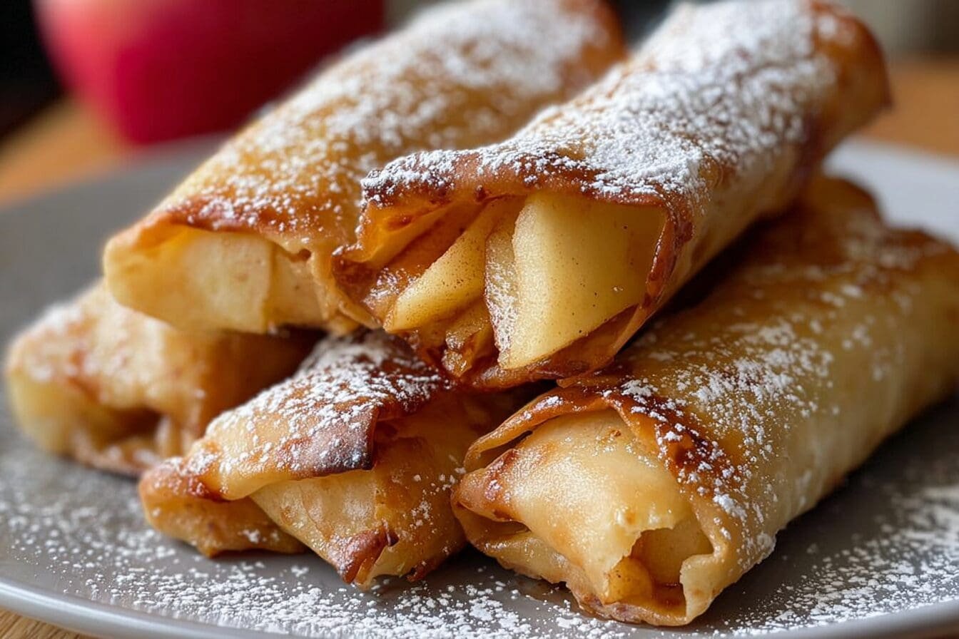 Apple Pie Egg Rolls