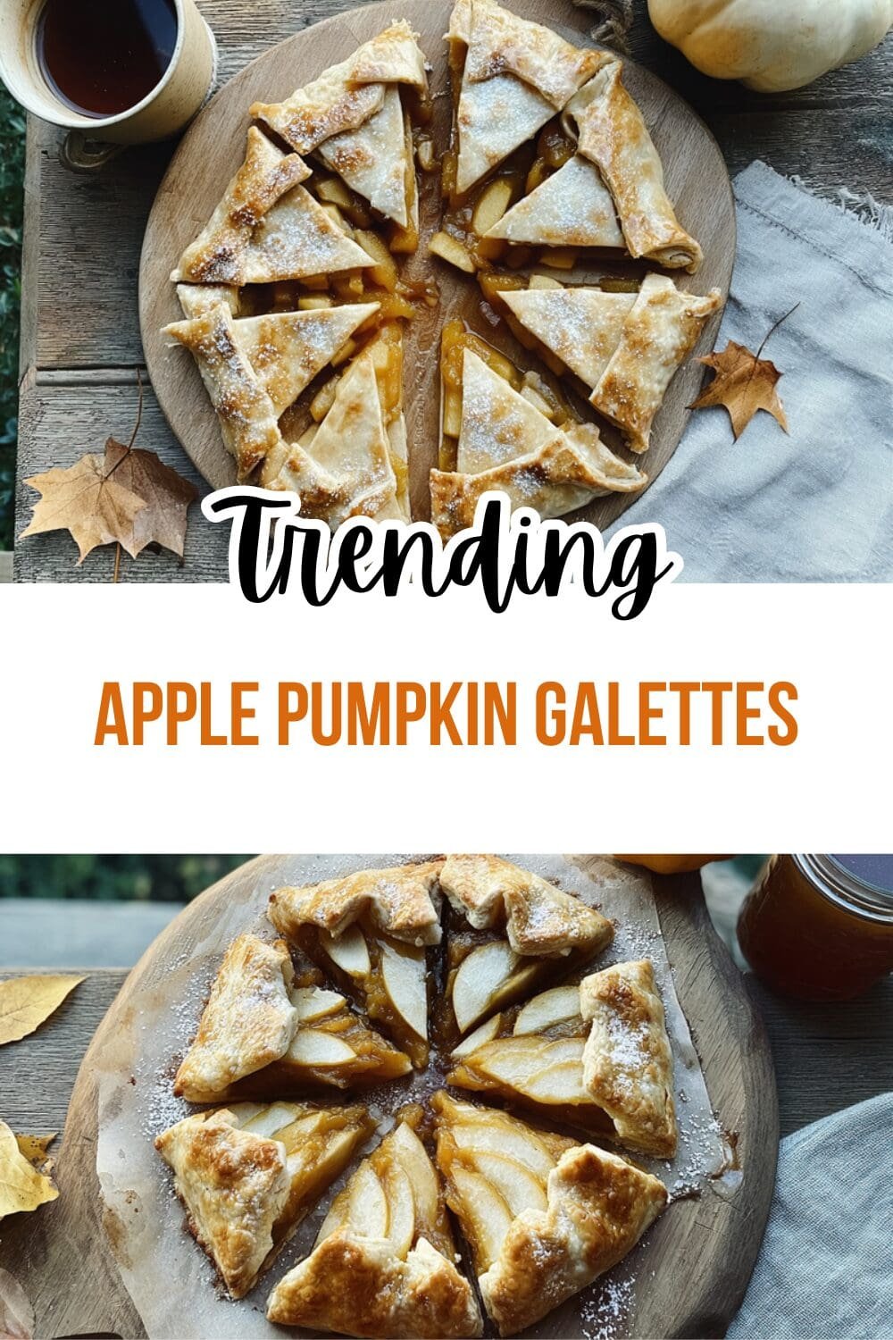 Apple Pumpkin Galettes