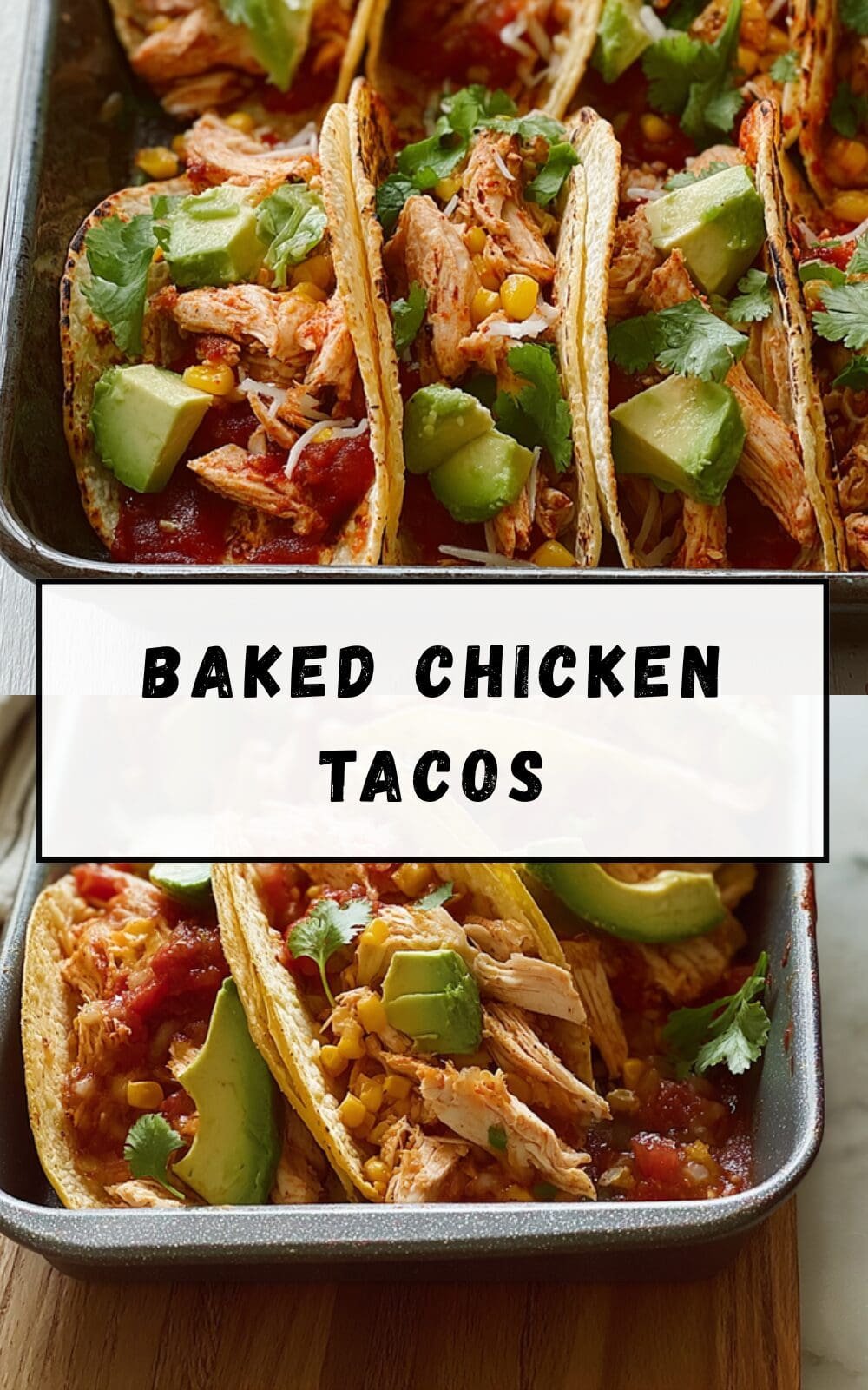 Baked Chicken Tacos Recipe With Easy Homemade Seasonings 7 Baked Chicken Tacos