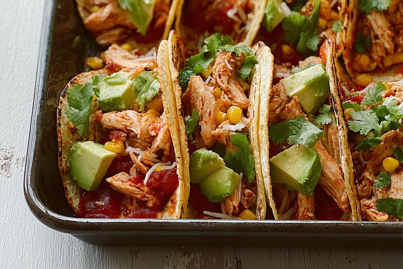 Baked Chicken Tacos Recipe With Easy Homemade Seasonings 6 Baked Chicken Tacos