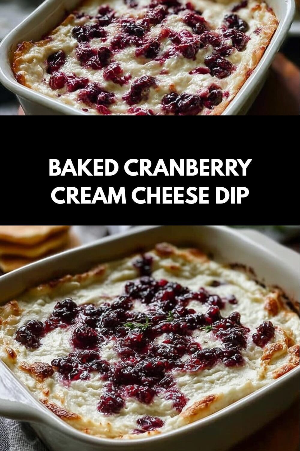 Baked Cranberry Cream Cheese Dip