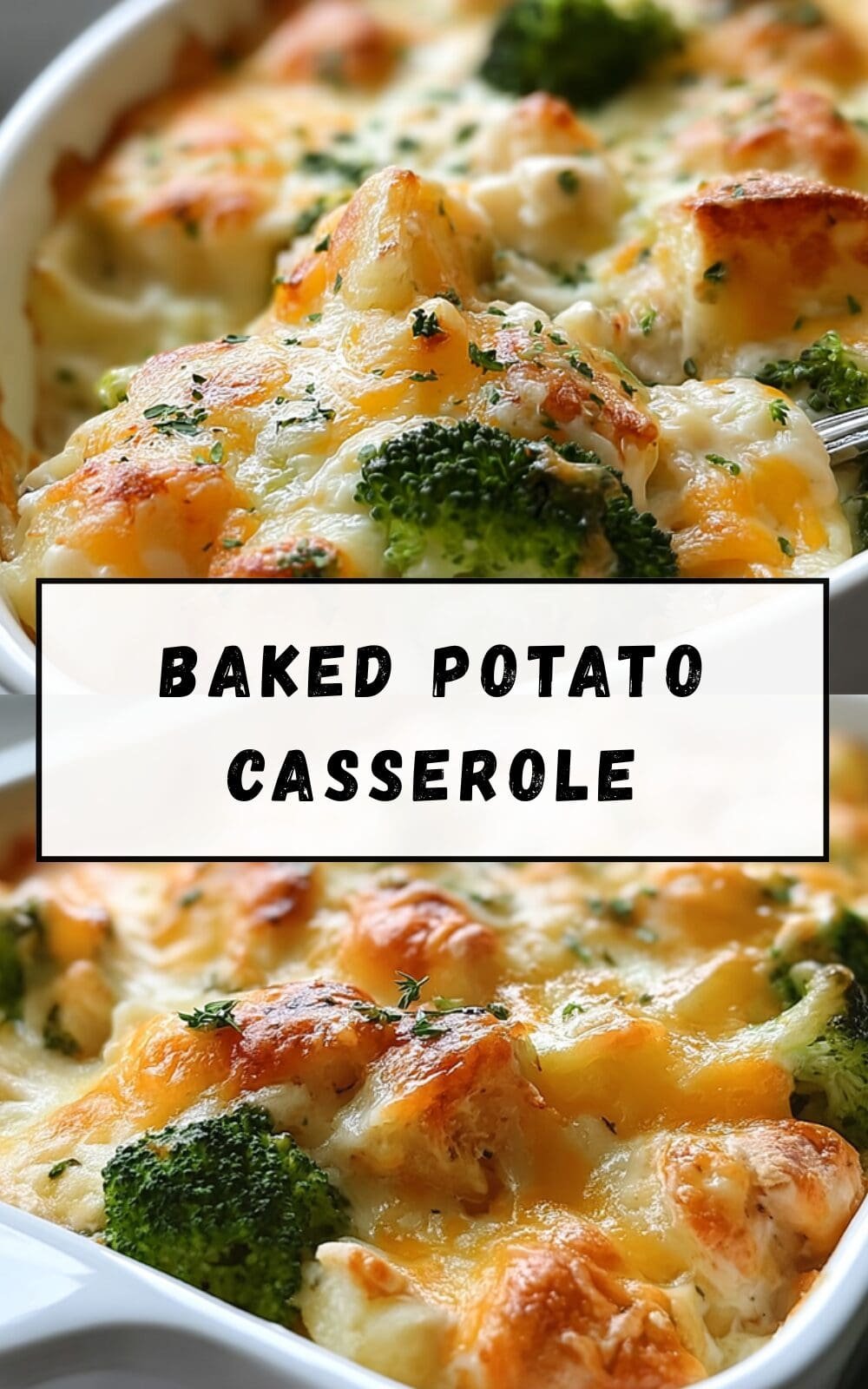 Loaded Baked Potato Casserole With Cheesy Toppings And Crispy Bacon 7 Baked Potato Casserole