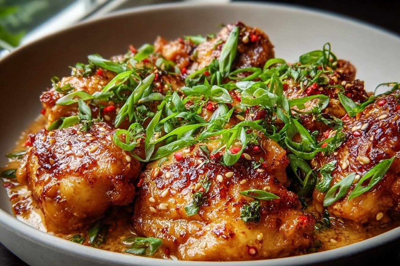 Bang Bang Chicken Thighs