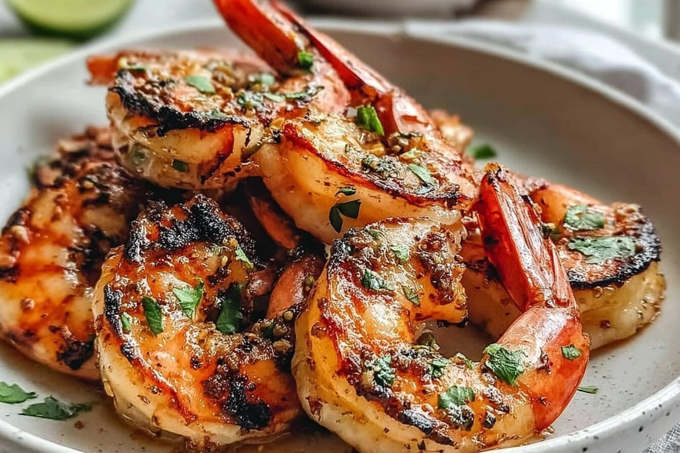 Crispy Grilled Shrimp With Tangy Lemon Butter Sauce Recipe 6 Bbq Grilled Prawns