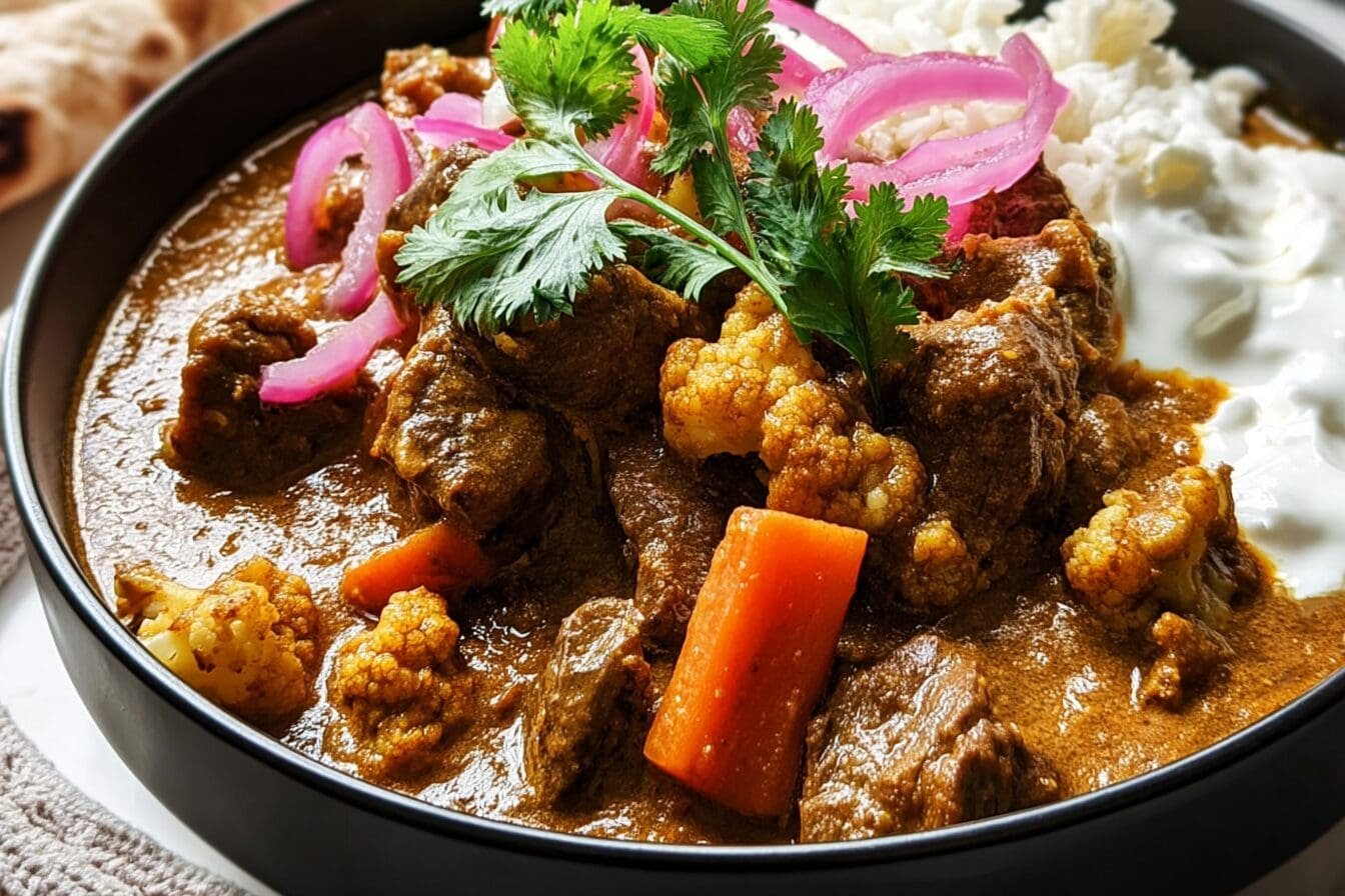 Beef And Vegetable Korma