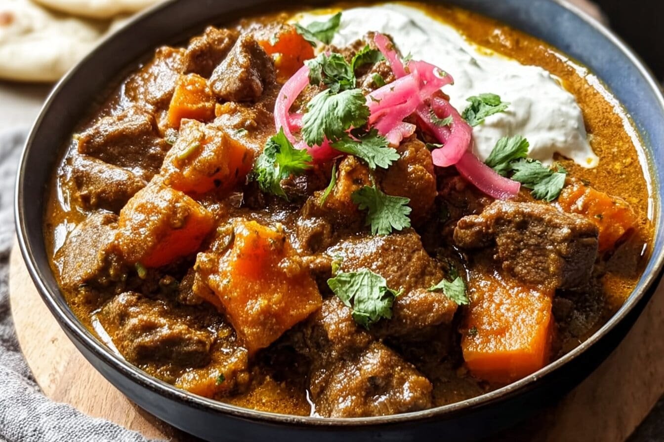 Beef And Vegetable Korma