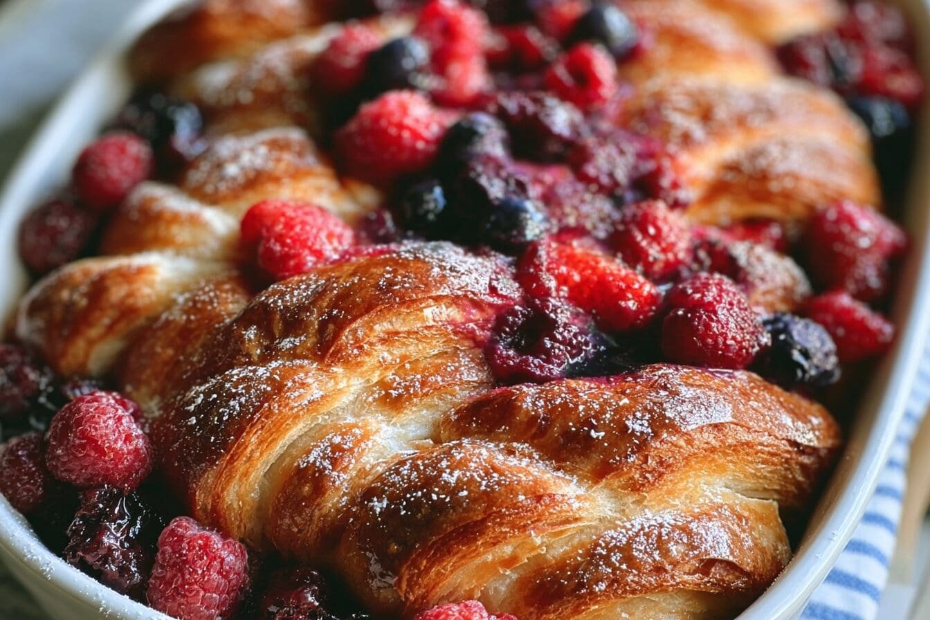 Berry Croissant Bake