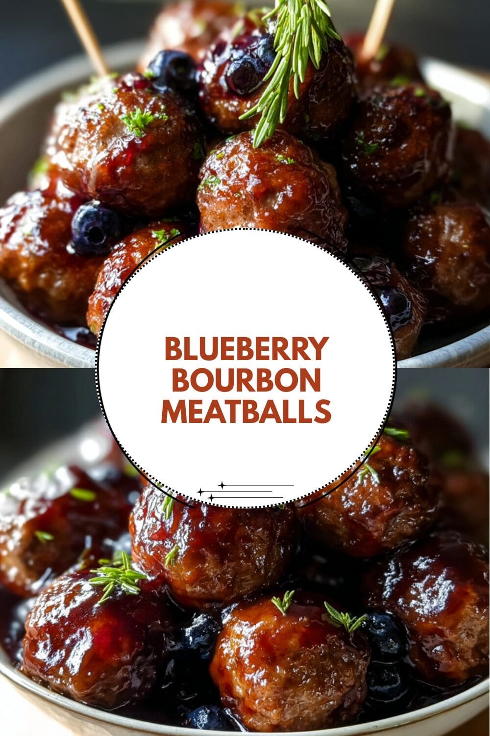 Blueberry Bourbon Meatballs