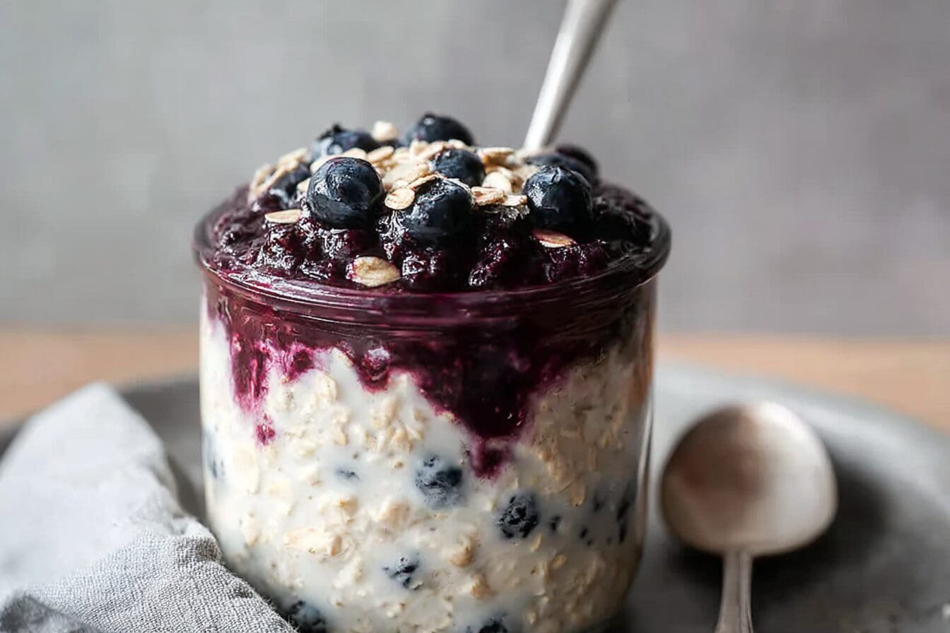 Blueberry Cheesecake Oats