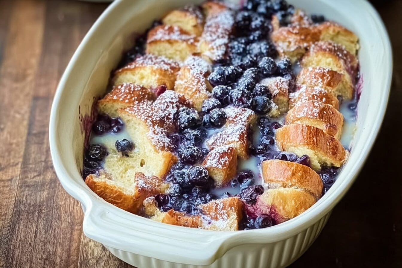 Blueberry French Toast Casserole