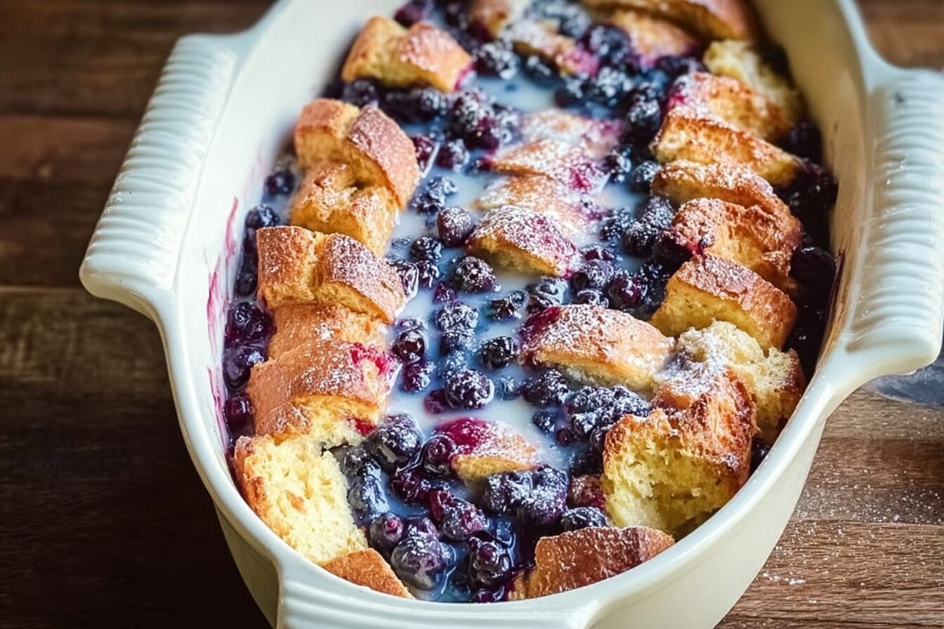 Blueberry French Toast Casserole