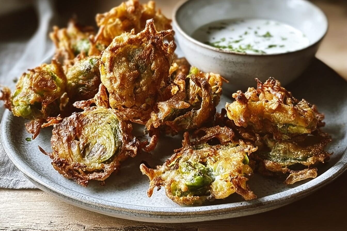 Brussels Sprouts Bhajis